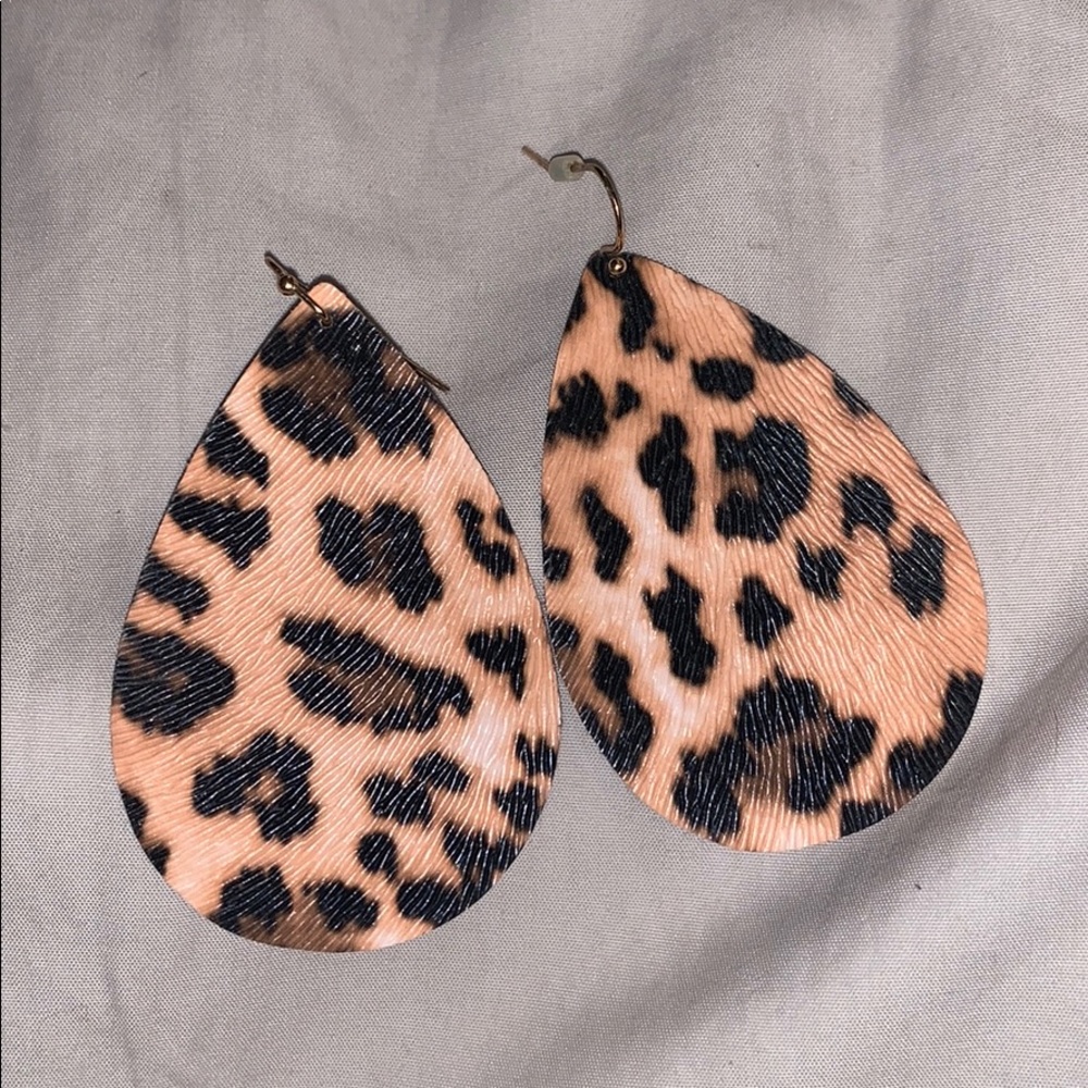 Leopard earrings